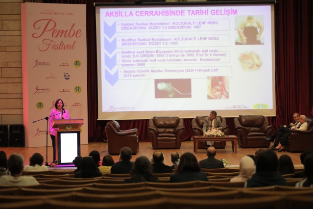 MEMEDER meme sağlığı için hep birlikte mücadele etmek, meme sağlığı konusunda bilinçli olmak, erken teşhise teşvik etmek ve sağlıklı bir geleceğe katkıda bulunmak için kadınları Pembe Festival’de bir araya getirdi. MEMEDER’in İstanbul Üniversitesi Cemil Bilsel Konferans salonunda 7 Ekim’de düzenlediği 7. Pembe Festival’de, meme kanseri ile ilgili olumsuz ve korkutucu toplumsal algıyı değiştimek ve kadınları meme sağlığına dair bilinçli kararlar almaya teşvik etmek hedeflendi. Bu etkinlikle başlayıp tüm yıla yayılan farkındalık çalışmaları gerçekleştiren MEMEDER, kadınların meme sağlığı konusunda bilinçlenmelerinde etkin bir rol oynuyor.