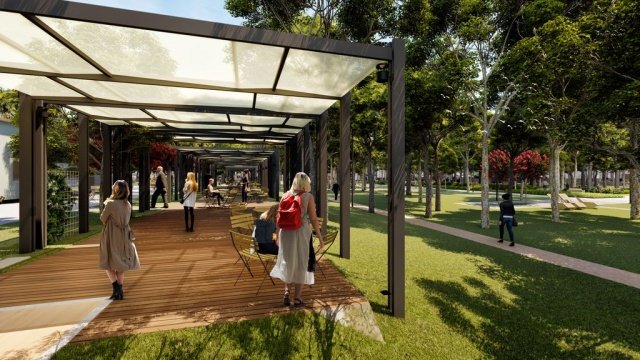 Manisa Büyükşehir Belediyesi, Akhisar ilçe merkezinde 35 bin metrekarelik alan üzerinde yer alan Şehit Necdi Şentürk Parkı’nda, “Kültür Park” projesini hayata geçiriyor. Manisa Büyükşehir Belediyesi Genel Sekreter Yardımcısı Ali Öztozlu, Fen İşleri Dairesi Başkanı Uğur Topkaya, Mezarlıklar Dairesi Başkanı ve Kent Estetiği Dairesi Başkanı Hakan Göktaş, Büyükşehir Belediyesi Meclis Üyesi Doğan Ensivri ve MHP Akhisar İlçe Başkanı Ahmet Namal ile birlikte projenin gerçekleşeceği Şehit Necdi Şentürk Parkı’nda incelemede bulundu. Manisa Büyükşehir Belediyesi Genel Sekreter Yardımcısı Ali Öztozlu, projenin detayları hakkında, Paşa Mahallesi Muhtarı Nazif Danabaş ve İnönü Mahallesi Muhtarı Figen Saklıca’ya bilgi verdi.