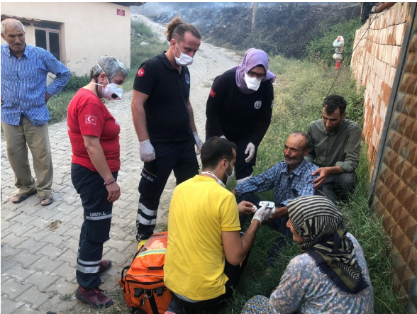 Ayrıca mahallelerde bulunan küçükbaş, büyükbaş hayvanlar ile kümes hayvanlarının da tahliyesi için çalışma başlatıldı.