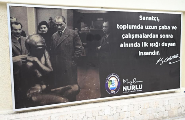 Atatürk’ün ilke ve devrimlerine sahip çıkmanın yanı sıra, kentimizin her noktasında onun izlerini yaşatmak bizim için bir onurdur.