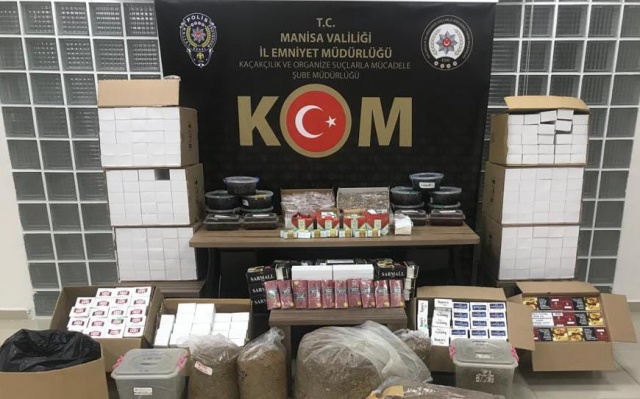 KOM Başkanlığı koordinesinde 21.12.2023 günü 10:00-16:00 saatleri arasında ülke genelinde Tütün mamülleri kaçakçılığına yönelik yapılan operasyon kapsamında;
