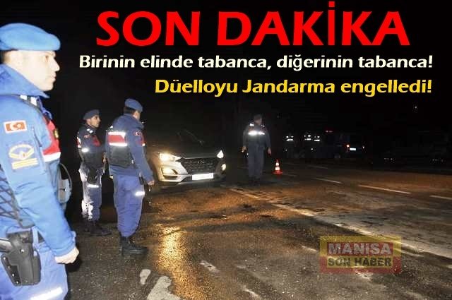 Akhisar Hızır - 1 Timi tarafından Gölmarmara - Akhisar Yolu Sarıçalı yol ayrımında yapılan denetim esnasında kontrol noktasının gerisinde iki aracın durduğu ve sürücülerinin aşağı indiğinin görüldüğü, araç sürücülerinden Y. A'nın elindeki tabancayı diğer araç sürücü İ. Ç.'ye doğrulttuğu, İ. Ç.'nin ise elinde bıçak olduğu ve diğer sürücü Y. A'nın üzerine yürüdüğü esnada tim personelimiz tarafından yapılan manevra ile şahısların elinde bulunan silah ve bıçak alınarak şahıslar etkisiz hale getirilmiş olup konu İle ilgili olarak yapılan sorgulamada söz konusu silahın 7.65 mm çaplı Astra marka ruhsatsız tabanca olduğu tespit edilmiştir. Konu ilgili olarak ruhsatsız silah ve olayda kullanılan bıçak Akhisar Akselendi J.Krk. K.lığına teslim edilmiştir.