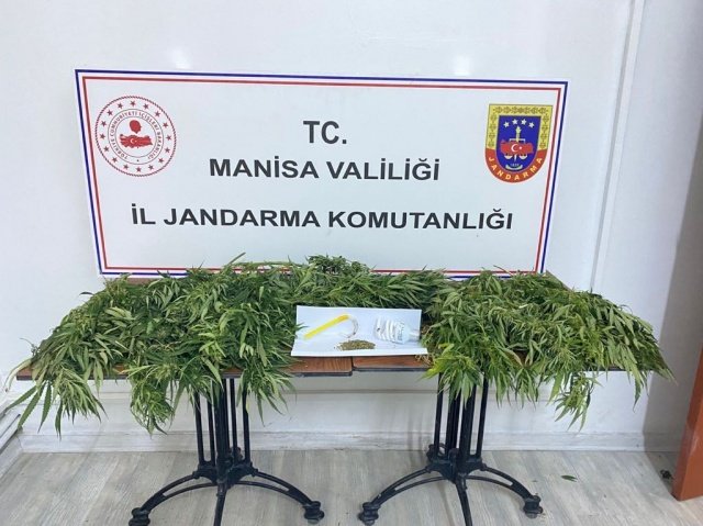 Manisa İli Şahzadeler İlçesi Yukarıçobanisa Mahallesinde 25.09.2022 günü saat:02.30 sıralarında Manisa İl Jandarma Komutanlığı KOM Şube Müdürlüğü, Narkotik Köpek Timi ve Şehzadeler ilçe Jandarma Komutanlığı ekiplerince yapılan uygulamada S.K(1980/E) isimli şahıstan 1.460 Gram Kubar Esrar, 30 Gram Kenevir Tohumu ve Uyuşturucu ve Uyarıcı Madde Aparatı ele geçirilmiştir.