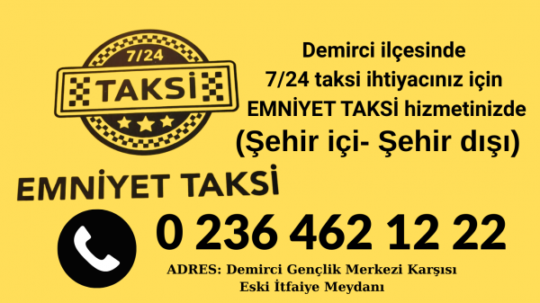 DEMİRCİ EMNİYET TAKSİ
