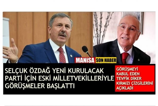 Yeni kurulan parti için eski milletvekilleriyle görüşmeler başlattı