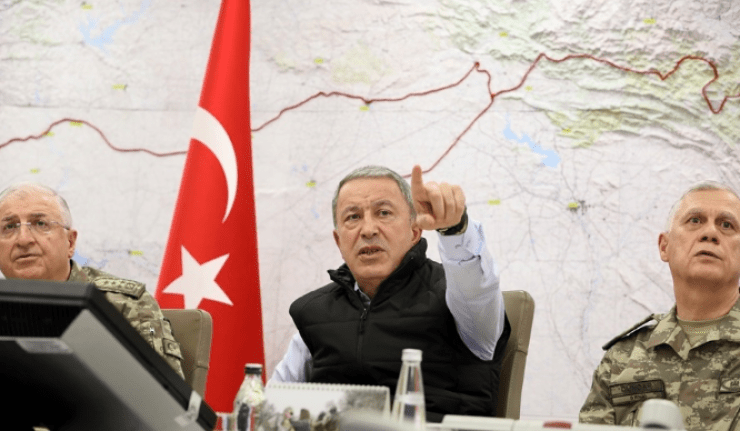 Bakan Akar ve Komutanlar Barış Pınarı Harekâtı’nı Sevk ve İdare Ediyor
