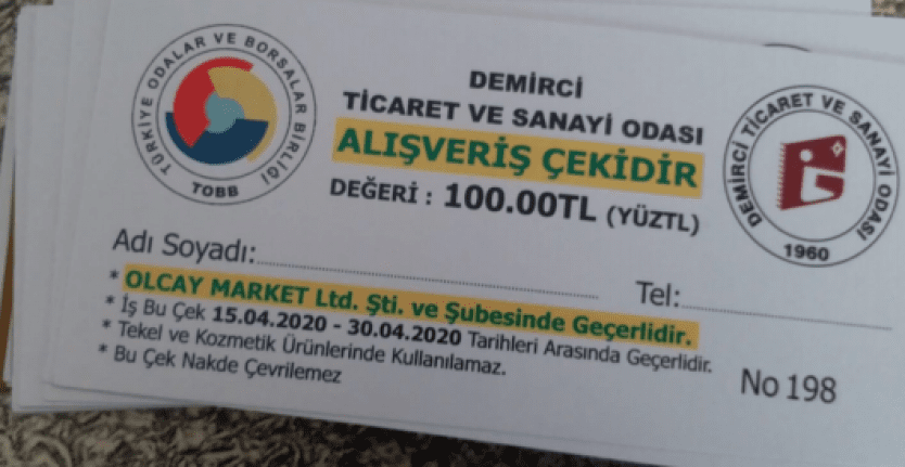 Koronavirüs Salgınında Demirci Ticaret ve Sanayi Odası Sahaya İndi