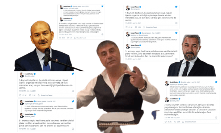 Peker'den Süleyman Soylu ve Veyis Ateş hakkında yeni iddialar