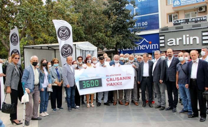 CHP’den ‘3600 Ek Gösterge’ Sözü eylemi! "AKP'nin sözü 39 ayda buhar oldu"