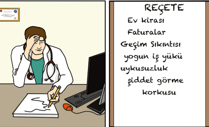 G(ö)REV eylemi kapsamında hastanelerin ve işyerlerinin önlerinde basın açıklamaları düzenlendi