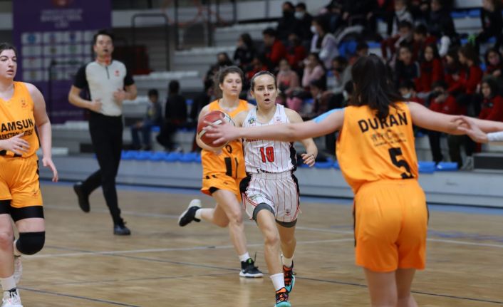 SPOR-Turgutlu Belediyespor Kadın Basketbol Takımı rakibi Samsun Basketbol İhtisas Takımını 98-41 yendi
