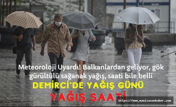 Meteoroloji Uyardı! Balkanlardan geliyor, gök gürültülü sağanak yağış, saati bile belli