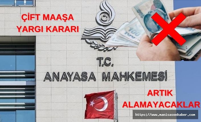 Yargı karar verdi! Kamuda 'çift maaş' yasağı! Artık alamayacaklar o iş bitti!