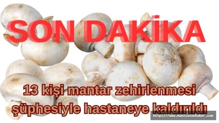 SON DAKİKA! 13 kişi mantar zehirlenmesi şüphesiyle hastaneye kaldırıldı
