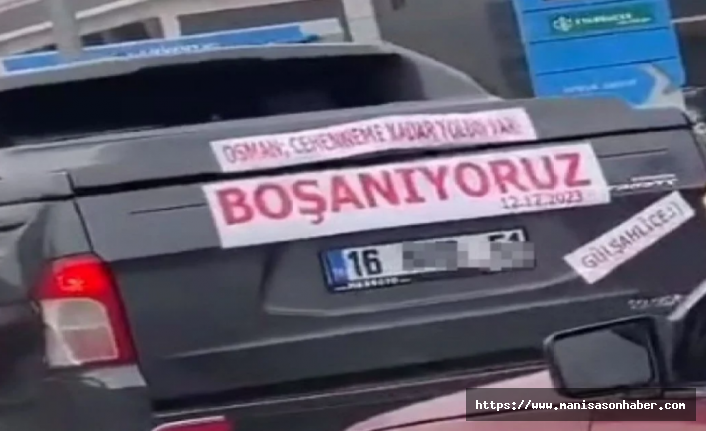 Boşanan kadından ilginç kutlama : “ Boşanıyoruz, cehenneme kadar yolun var Osman "