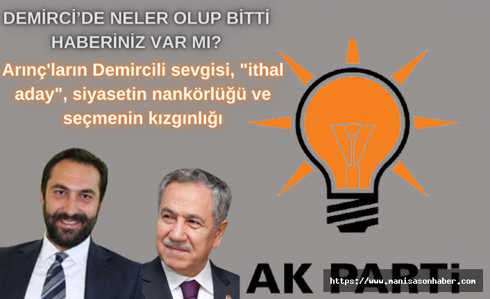 Arınç'ların Demircili sevgisi, "ithal aday", siyasetin nankörlüğü ve seçmenin kızgınlığı / Mustafa Temiz Yazdı