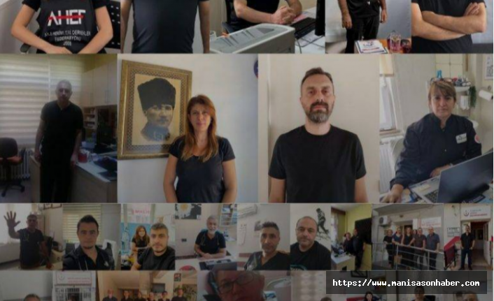 Aile Hekimleri, sağlıkta şiddeti kınamak amacıyla işe siyah giyinerek geldi