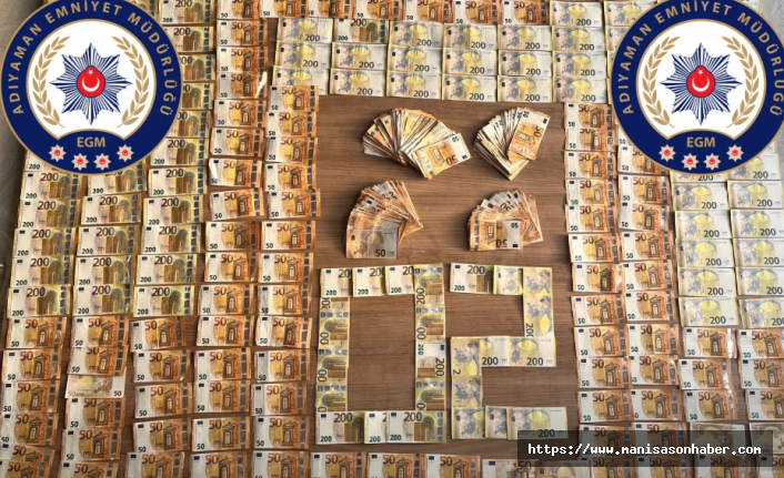 Adıyaman'da ticari takside 40 bin 700 Euro'ya el kondu