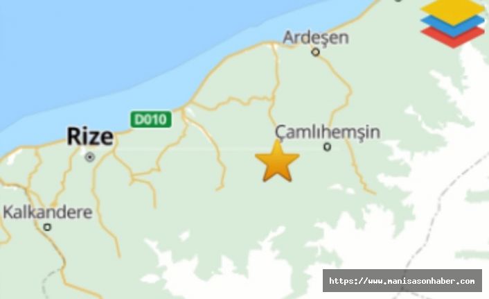 Rize'deki deprem sırasında  2 kişi korkudan 112'yi aradı