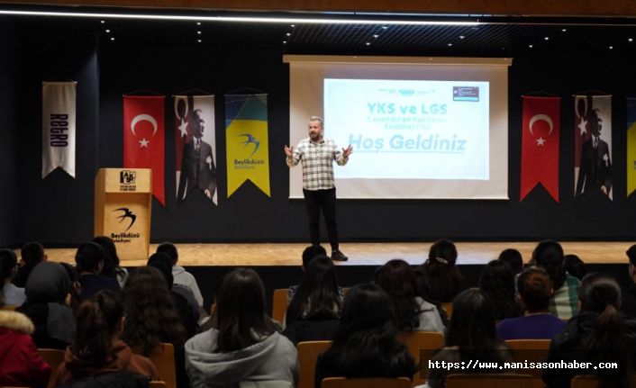 LGS ve YKS adayları için “Kazandıran Taktikler Semineri” düzenlendi