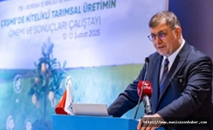 Başkan Tugay Çeşme Nitelikli Tarım Çalıştayı’nı açtı