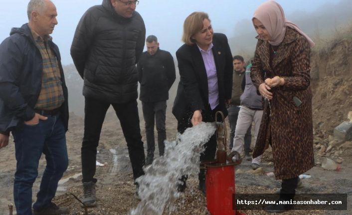 Manisa’da bir köyün daha su sorunu ortadan kaldırıldı