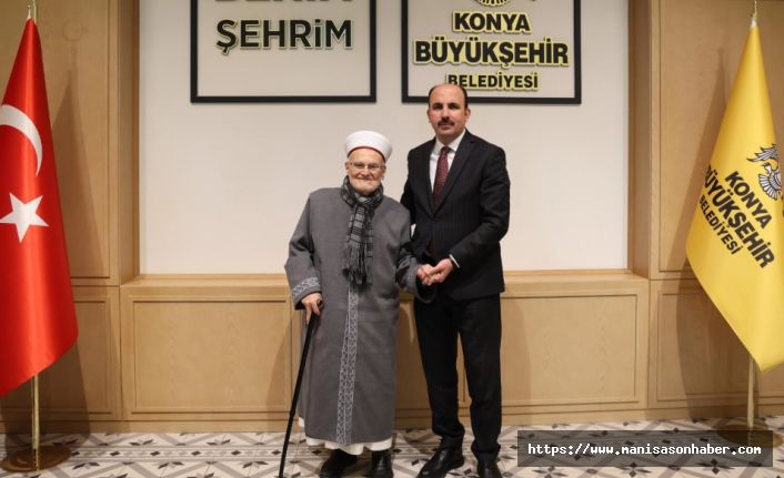 Mescid-i Aksa İmamı Şeyh İkrime Sabri Başkan Altay’ı ziyaret etti