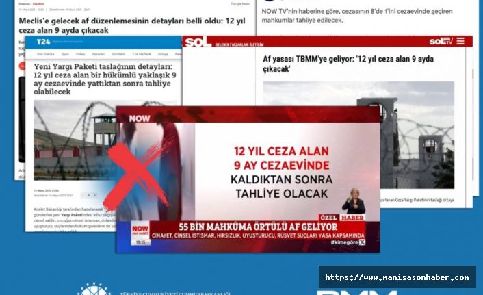 DMM: '12 yıl ceza alıp 9 ay yatacak' iddiası asılsız