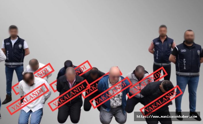 INTERPOL'ün aradığı suçlulara dev operasyon! 6 ilde 23 şüpheli paketlendi!