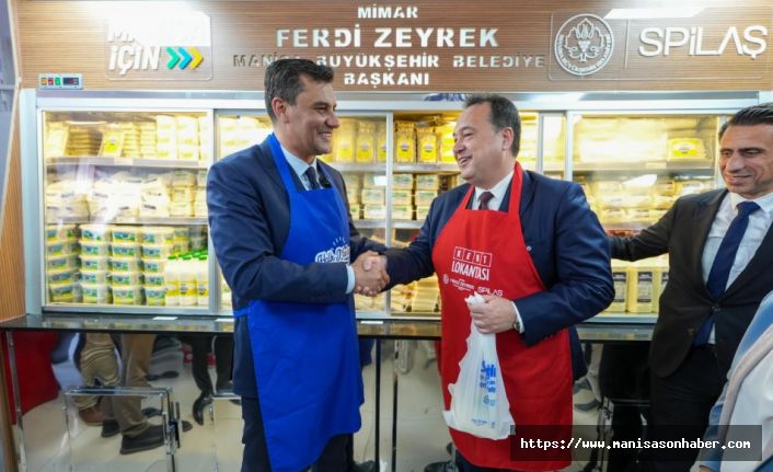 Manisa'da Kent Lokantası ve Halk Mandıra Akhisar’da hizmete açıldı