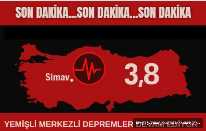 SON DAKİKA! Simav'da yeni deprem bu akşam oldu! Merkez yine Yemişli