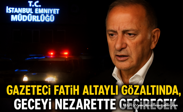 SON DAKİKA! Gazeteci Fatih Altaylı Gözaltına Alındı! Sabah Savcılığa Çıkarılacak