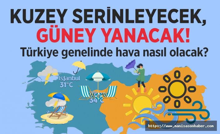 Kuzey serinleyecek, güney yanacak! Türkiye genelinde hava nasıl olacak?