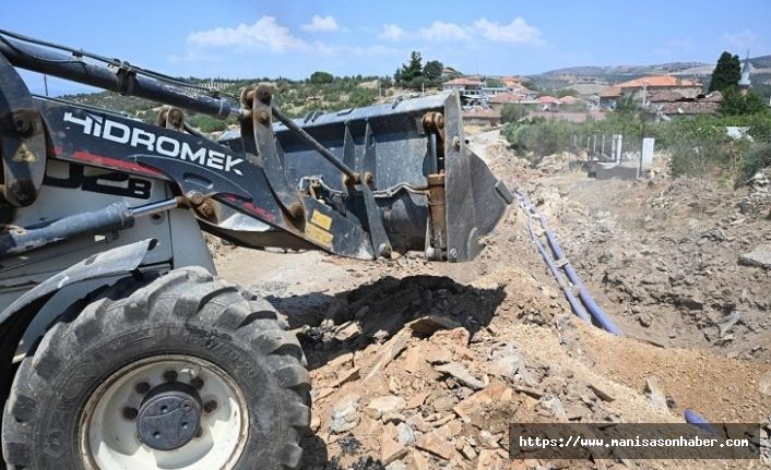 MASKİ, Salihli’de 40 yıllık içme suyu altyapısını yeniliyor