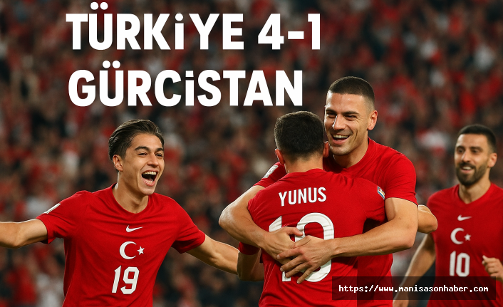 Kenan, Merih ve Yunus’tan Gol Yağmuru! Türkiye Gürcistan’ı Dağıttı