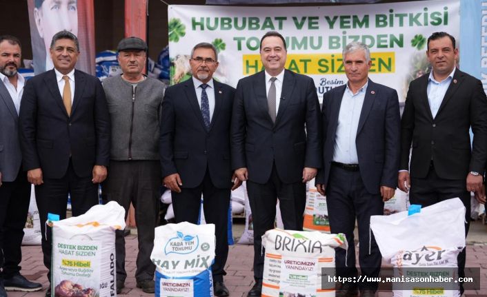 Manisa’da Başkan Dutlulu, Selendili Çiftçilere Tohum Dağıttı: “Üreten Manisa, Güçlü Manisa”