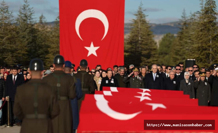 Azerbaycan–Gürcistan Sınırında Düşen C-130 Uçağındaki 20 Şehit, Törenle Uğurlandı