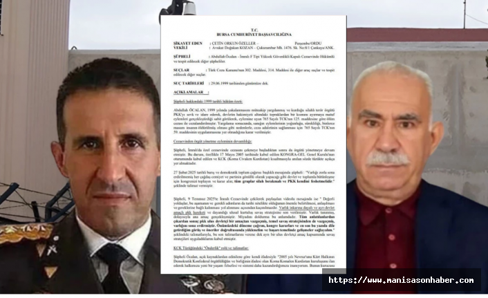Emekli Albay Orkun Özeller’den Abdullah Öcalan Hakkında Suç Duyurusu
