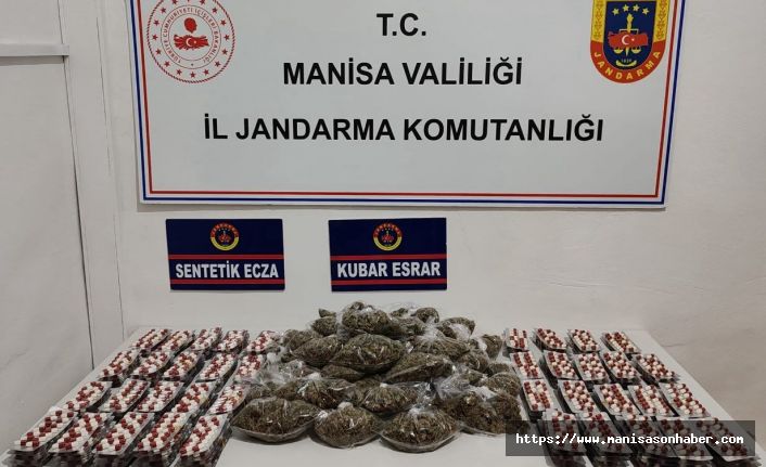 MANİSA’DA UYUŞTURUCU OPERASYONU: ÇOK SAYIDA SENTETİK ECZA VE ESRAR ELE GEÇİRİLDİ