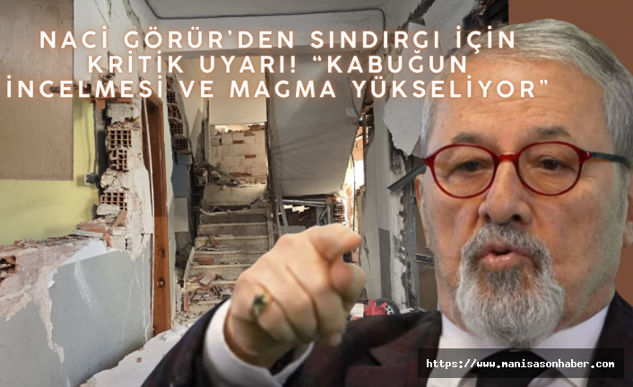 Naci Görür’den Sındırgı İçin Kritik Uyarı! “Kabuğun İncelmesi ve Magma Yükseliyor”
