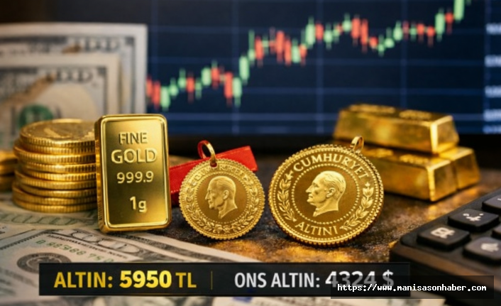 Altın fiyatlarında yatay seyir: Gram 5 bin 950 lirada