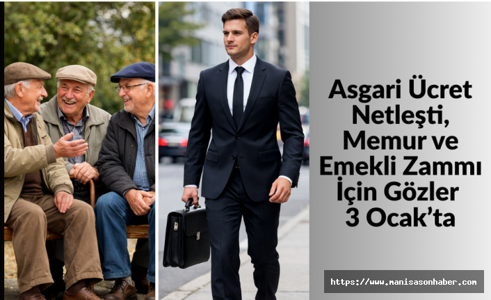 Asgari Ücret Netleşti, Memur ve Emekli Zammı İçin Gözler 3 Ocak’ta