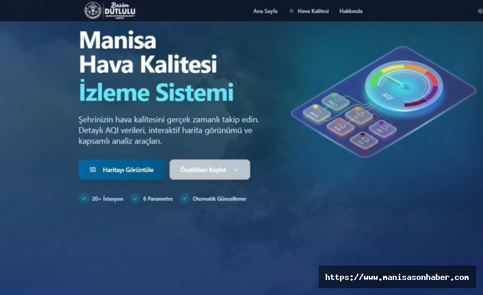 Manisa’da Hava Kalitesi Artık Anlık Takip Edilecek!  Büyükşehir Belediyesi’nden Çevre ve Sağlık İçin Önemli Adım