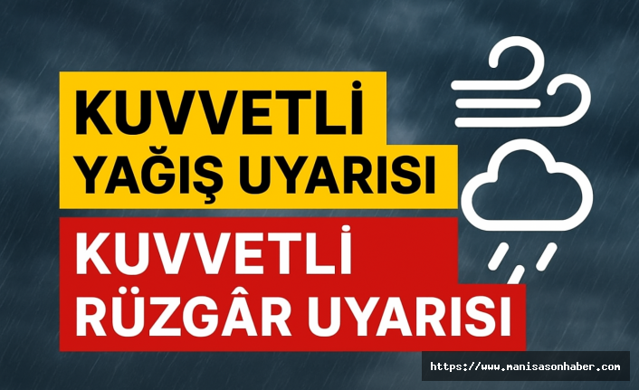 Meteoroloji’den Kuvvetli Yağış ve Rüzgâr Uyarısı: Birçok Bölgede Tedbir Çağrısı