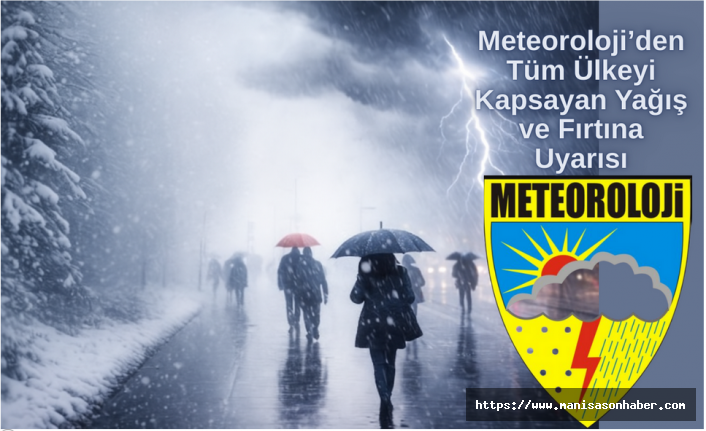 Meteoroloji’den Tüm Ülkeyi Kapsayan Yağış ve Fırtına Uyarısı: 6 Aralık 2025 Hava Durumu