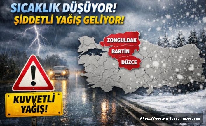 Meteoroloji’den Yurt Genelinde Yağış ve Soğuk Hava Alarmı