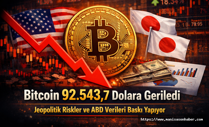 Bitcoin 92 bin doların altına çekildi: Jeopolitik riskler ve ABD verileri baskı yarattı