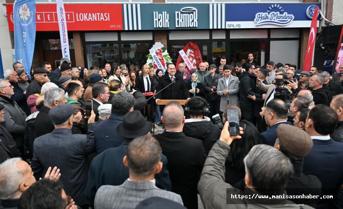 Demirci’ye Sosyal Destek Hamlesi: Kent Lokantası, Halk Mandıra ve Halk Ekmek Açıldı