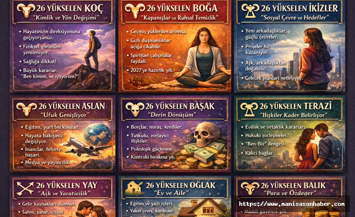 İşte 2026 yılı burçlara göre astrolojik öngörüler