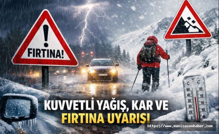 Meteoroloji’den Türkiye Geneline Uyarı: Kuvvetli Yağış, Kar ve Fırtına Geliyor